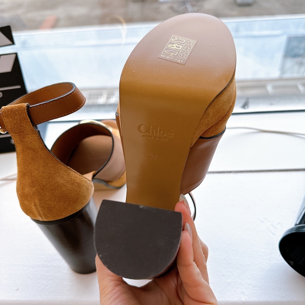 Chloe suede platform heels - Picture 8 of 8